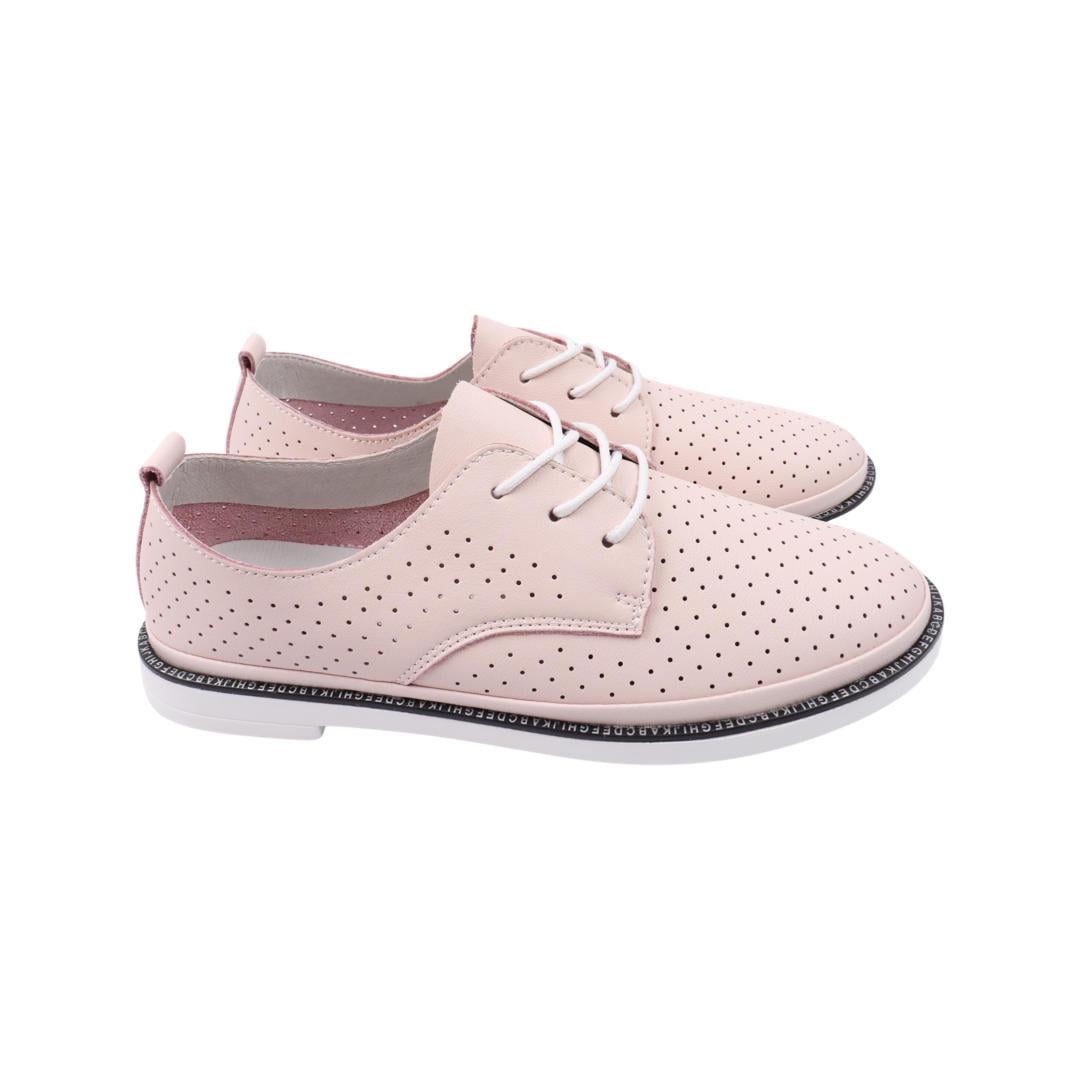 Туфли женские Renzoni из кожи р. 38 Пудра (728-22LTCP)