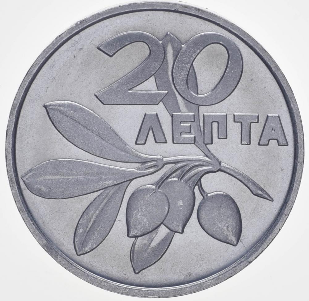 Коллекционная монета Греция 20 лепт 1973 XF (KM#104) Коллекционная монета Греция 20 лепт 1973 XF (KM#104)