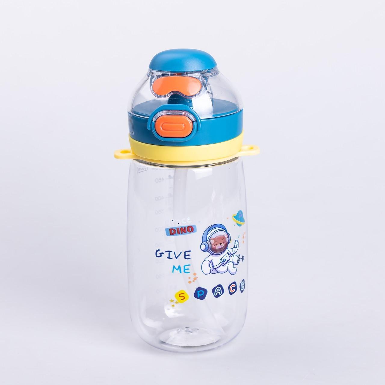 Пляшка для води дитяча із ремінцем 550 мл Синій (HP-14-45BL) - фото 2