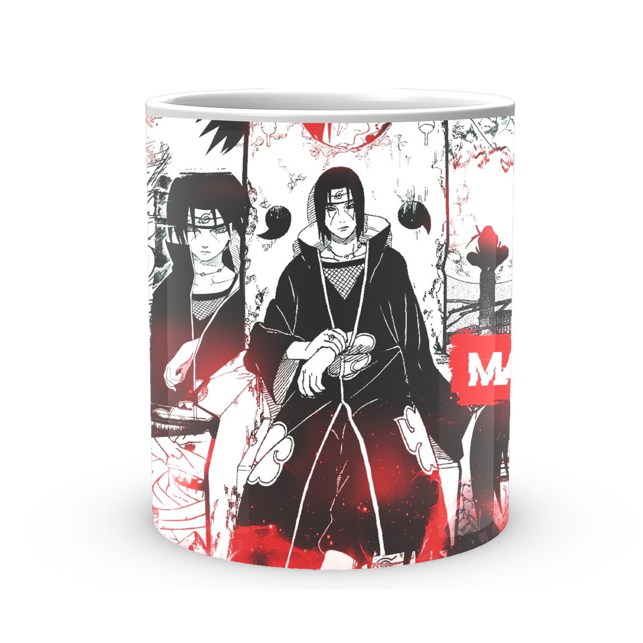 Чашка GeekLand Naruto В прыжке на красном фоне (NA.02.597)