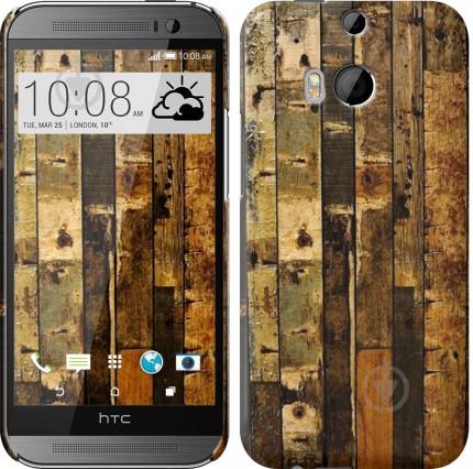 Чехол MMC Текстура досок для HTC New One 2/M8 (45521)