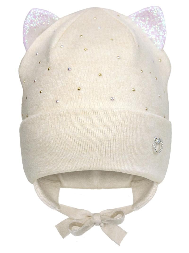 Шапка зимняя Девид стар. р. 46 Бежевый (2216)