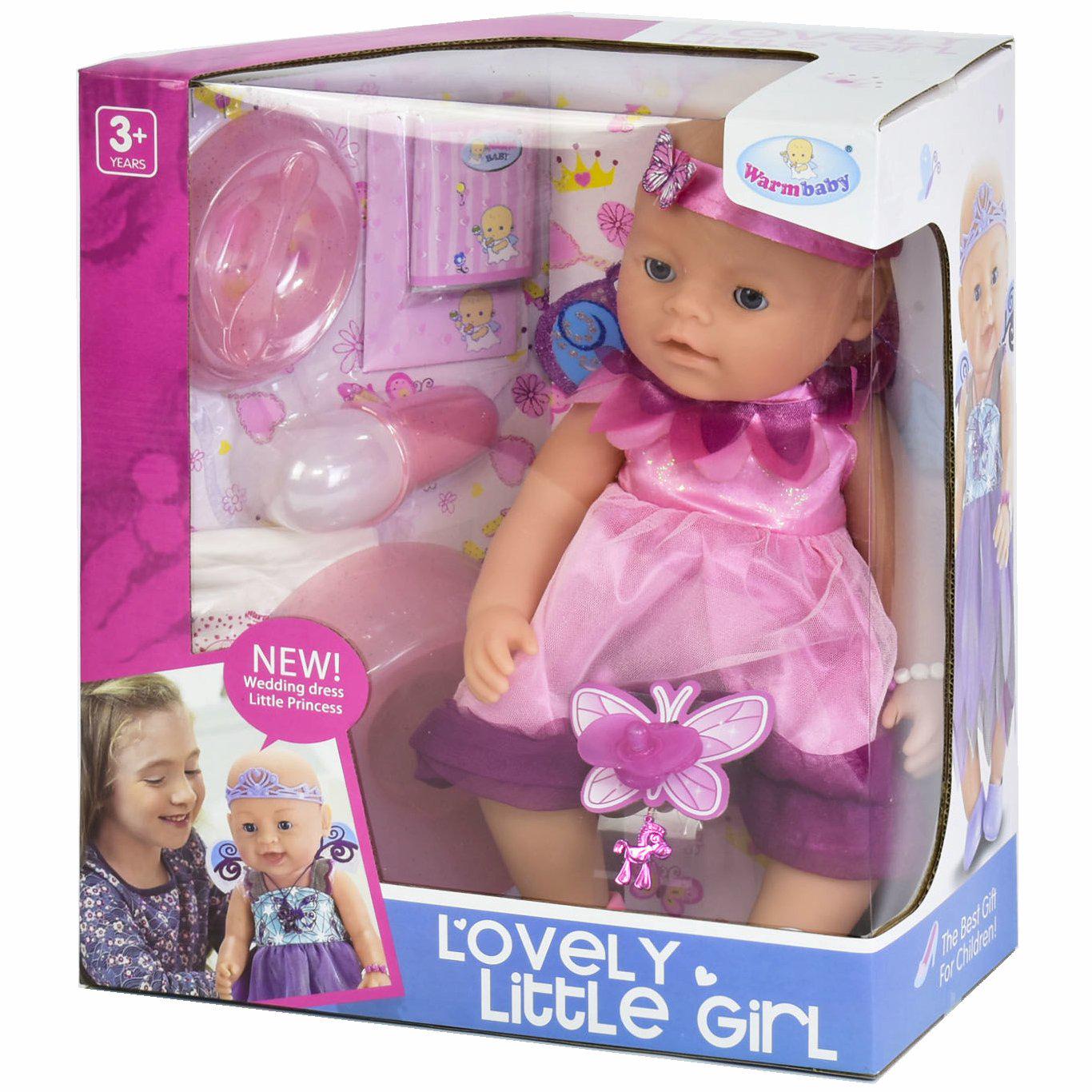 Пупс фея Warm Baby интерактивный в розовом платье (18822) Пупс фея Warm Baby интерактивный в розовом платье (18822)