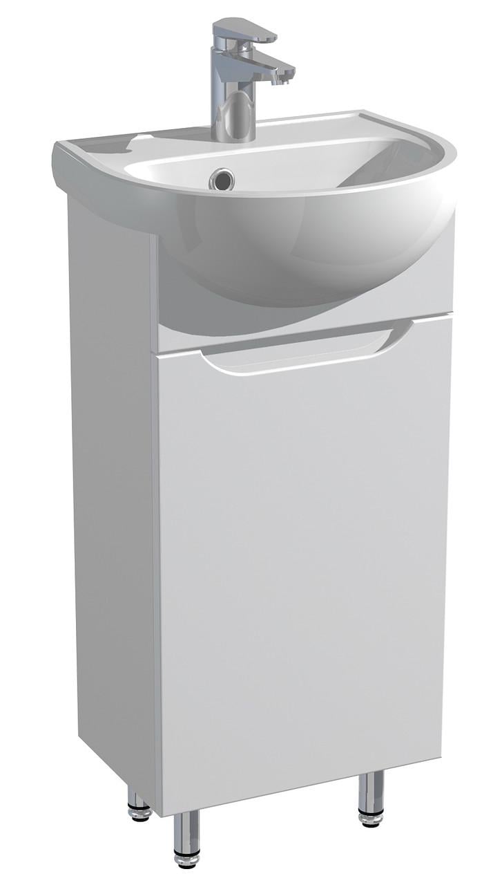 Тумба для ванной комнаты с умывальником Соло 40 Белый (30632022) Тумба для ванной комнаты с умывальником Соло 40 Белый (30632022)