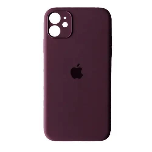 Силиконовый Чехол Накладка Закрытая Камера Silicone Case Full Camera Для iPhone 12 Marsala Силиконовый Чехол Накладка Закрытая Камера Silicone Case Full Camera Для iPhone 12 Marsala