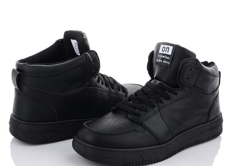 Кроссовки мужские YzY 2051-1 экокожа р. 41 Черный (2051.1-1)