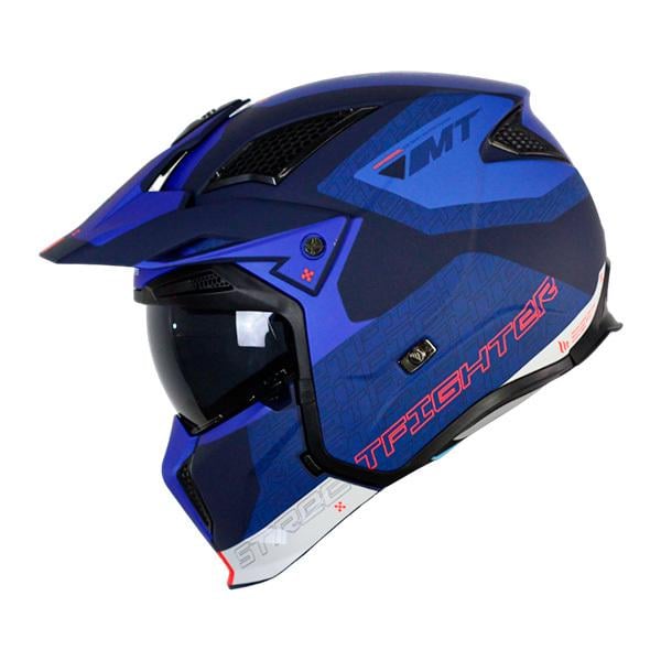 Мотошлем MT HELMETS Streetfighter SV S Totem C17 ECE2206 L Matt Blue (26619)