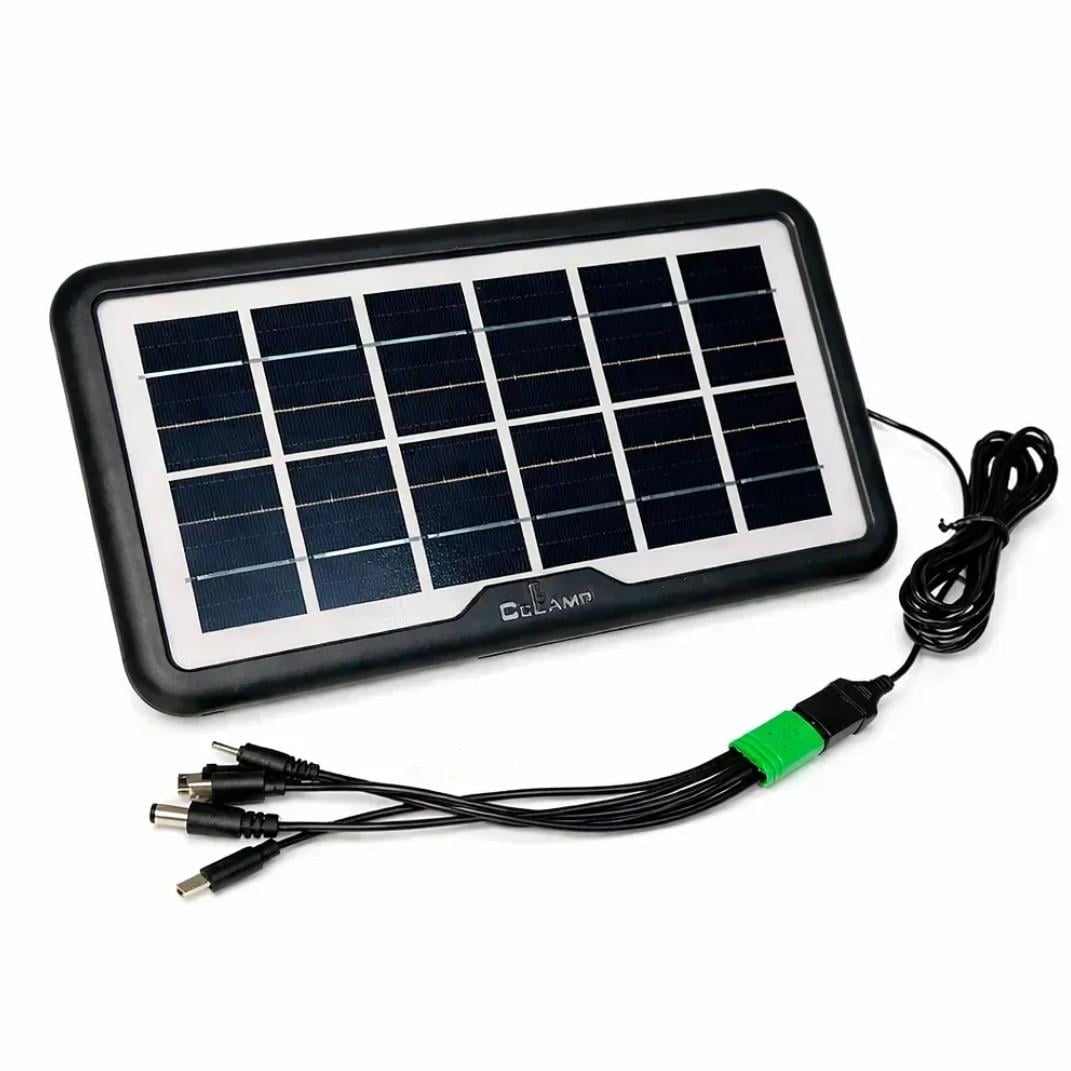 Сонячна панель портативна CL-638 USB монокристалічна 3,8 Вт (33269956)