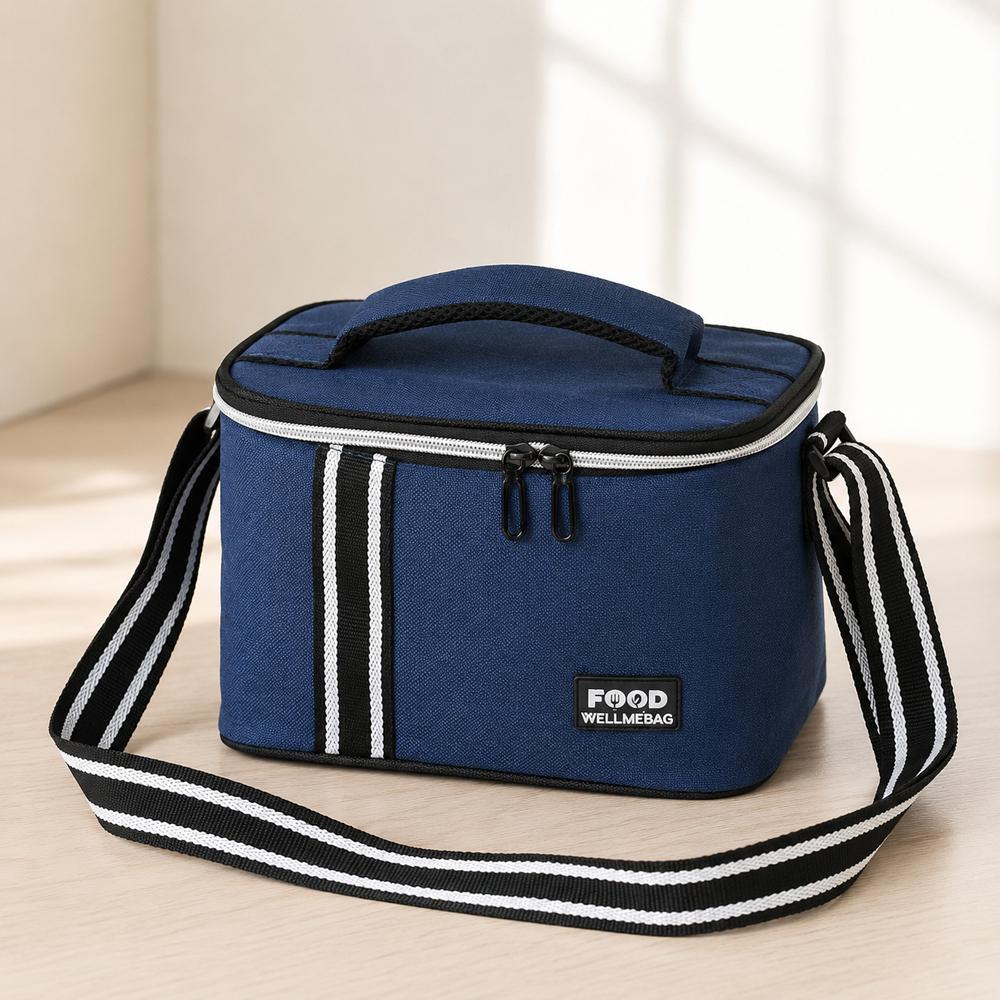 Сумка-холодильник Breeze с ручкой и плечевым ремнем 23x15x16 см Синий (03-син-R40894)