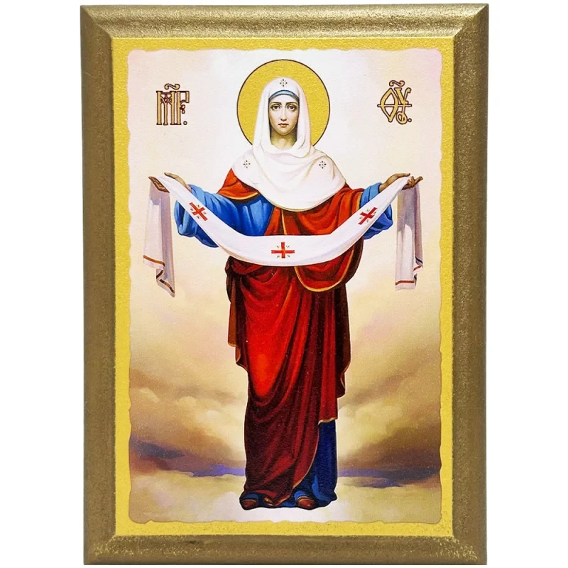 Ікона Свята Богородиця Покрова 21х15 см (4348-21х15) Ікона Свята Богородиця Покрова 21х15 см (4348-21х15)