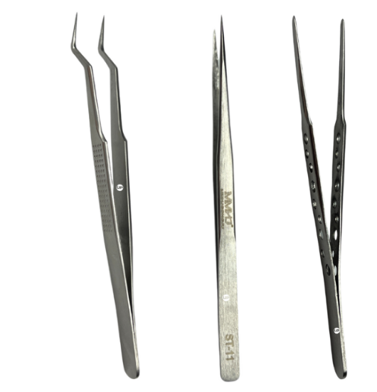 Набор пинцетов ST-13+ST-11+ST-20 (Dp290)