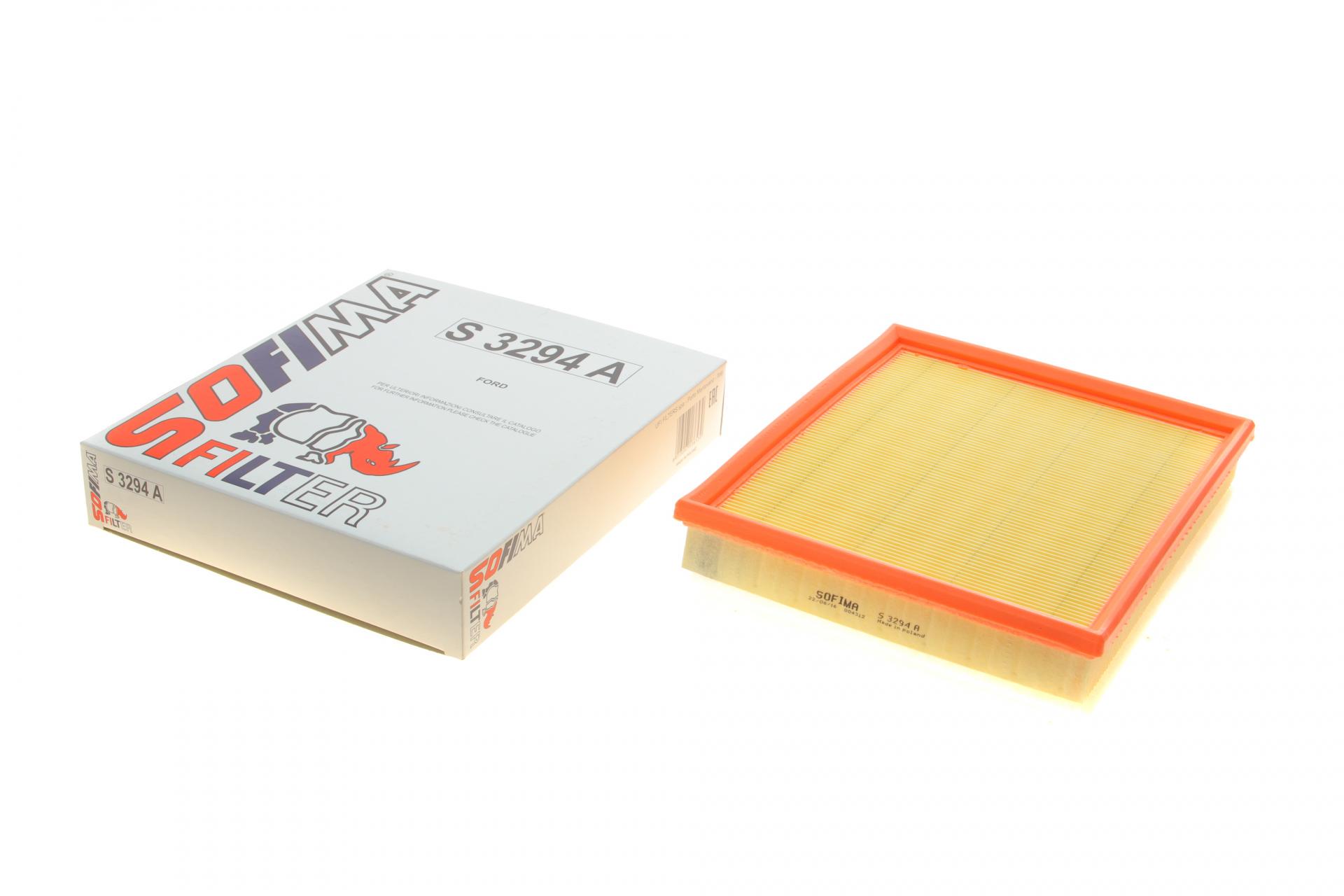 Фільтр повітряний SOFIMA для Ford Ka 1,3i 02-08/1,6i 00-08- (S 3294 A)