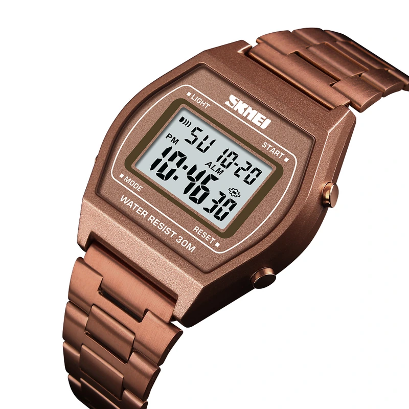 Наручные часы Skmei 1328CG Coffee Gold - фото 2 Наручные часы Skmei 1328CG Coffee Gold - фото 2