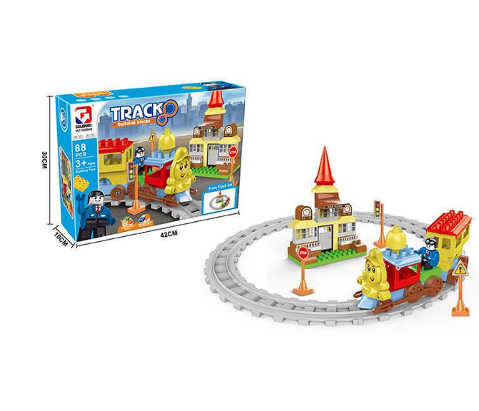 Конструктор HJ 35004 B Железная дорога и фигурка героя 88 дет. (2412961393) - фото 3 Конструктор HJ 35004 B Железная дорога и фигурка героя 88 дет. (2412961393) - фото 3