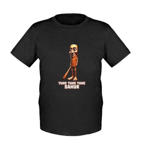 Футболка детская TUNG TUNG TUNG SAHUR 152 см Черный (19408731-2-211503-L)