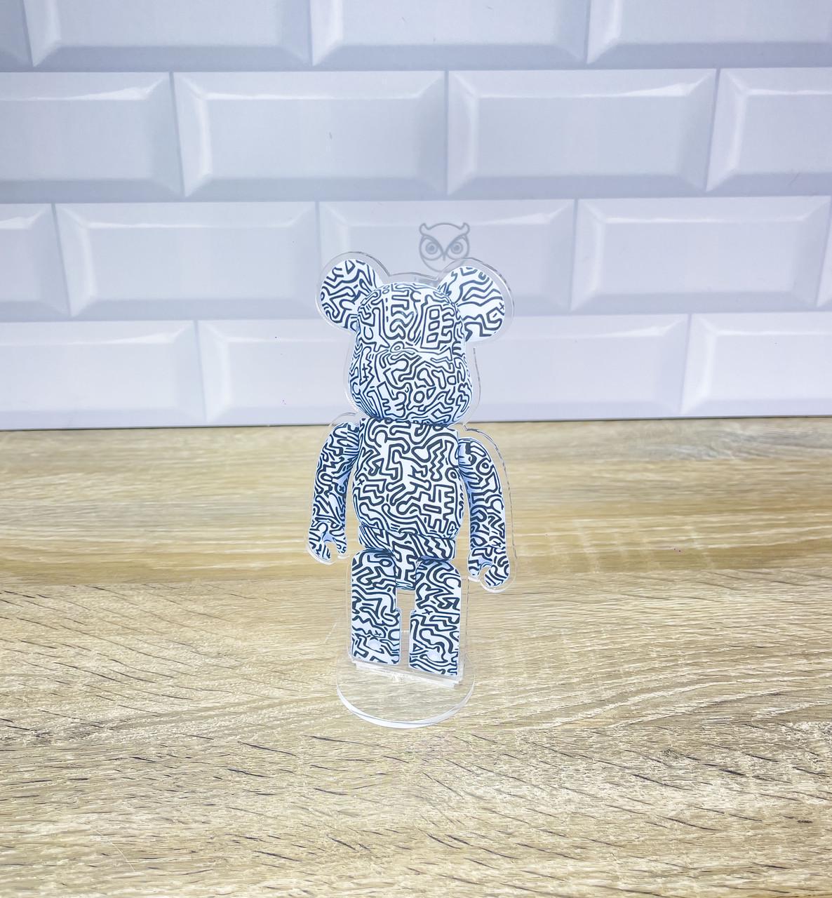 Фигурка коллекционная акриловая Bearbrick Keith Haring (2131464625)