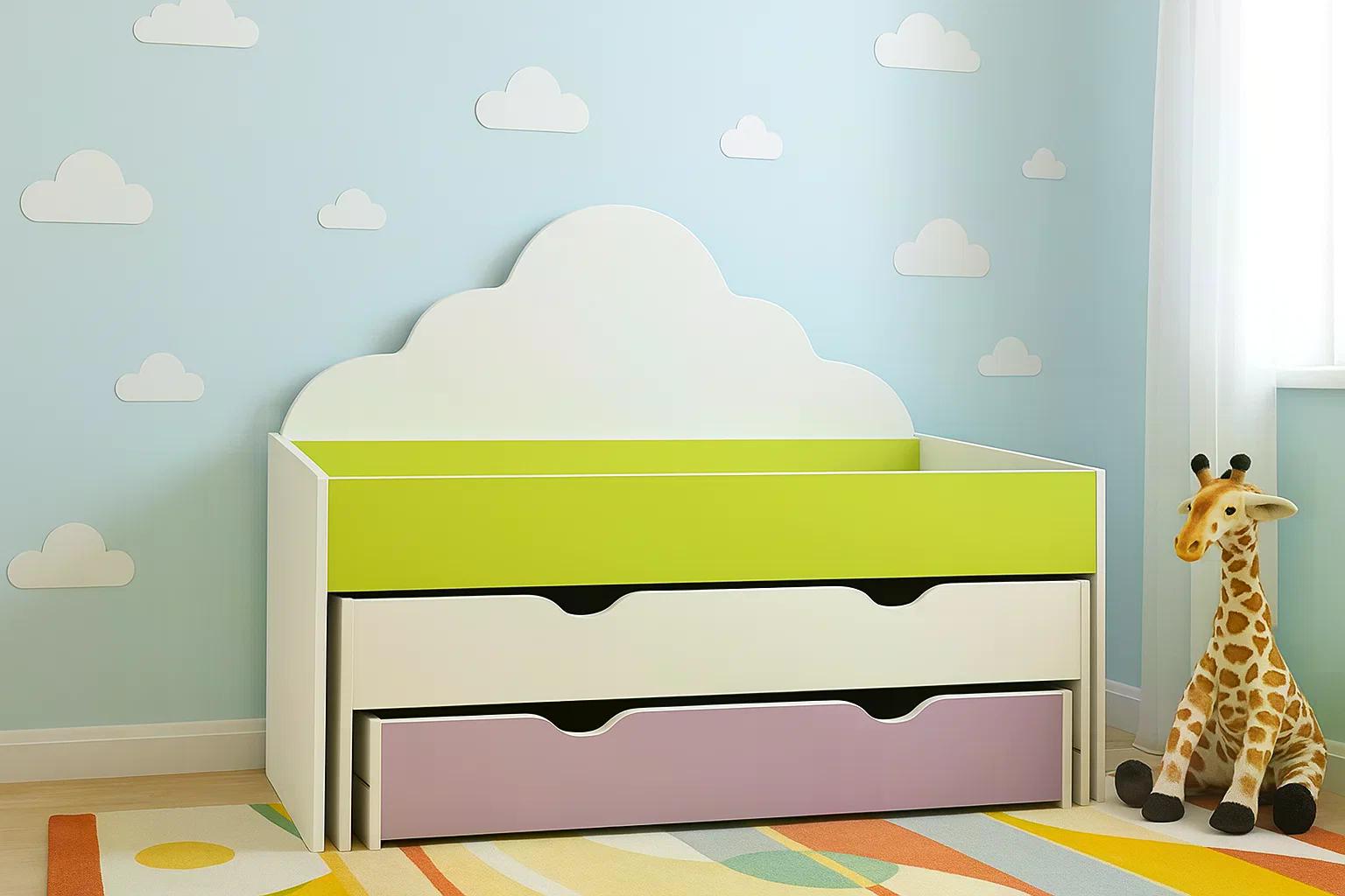 Кровать трехъярусная Корона для детских учебных заведений