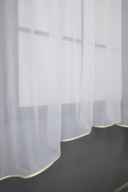 Гардина кухонная с аркой 280х170 см Белый/Бежевый (036к) - фото 2 Гардина кухонная с аркой 280х170 см Белый/Бежевый (036к) - фото 2