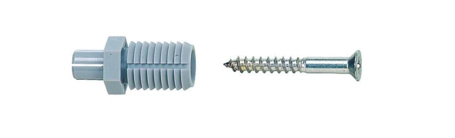 Дюбель крепления ступеней лестниц к стали