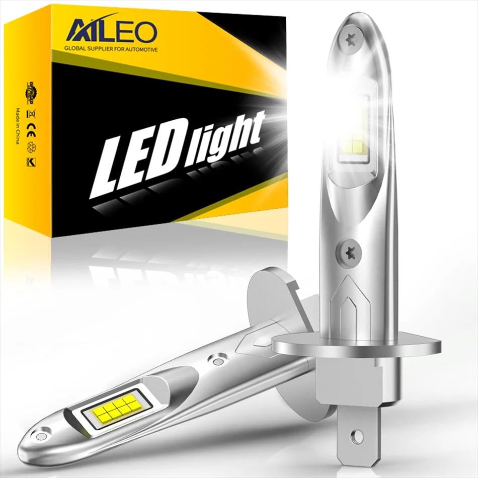 Автомобильные LED-лампы AILEO H1 60W 9000Lm 6500K IP65 2 шт.