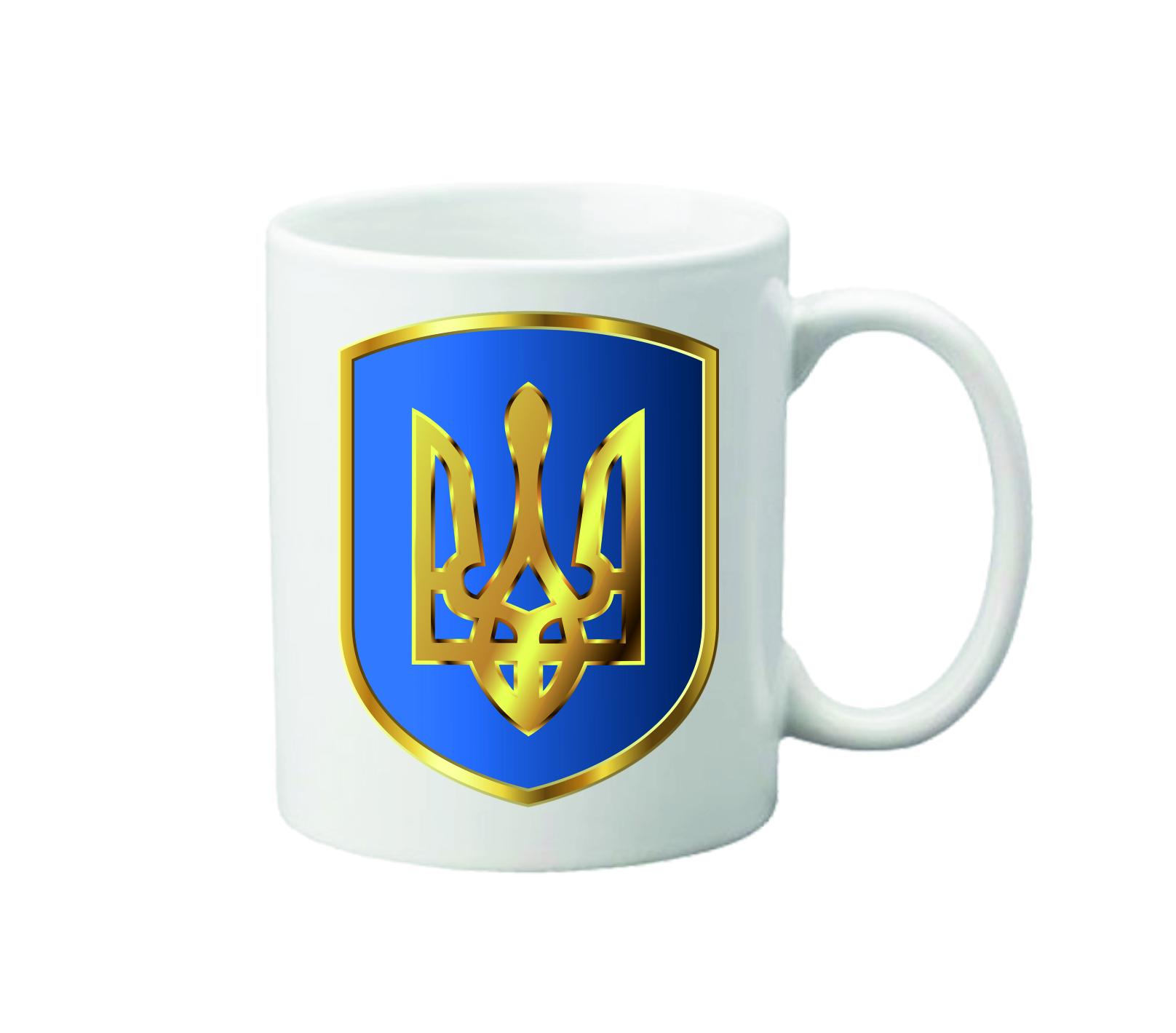 Чашка с принтом Украина 330 мл (23503412)