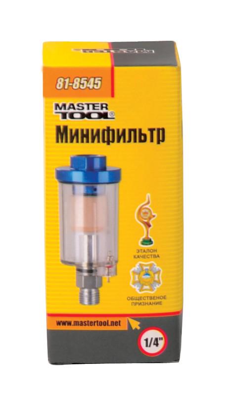 Мініфільтр скляний Mastertool для фарбопульта 1/4 (81-8545) - фото 2