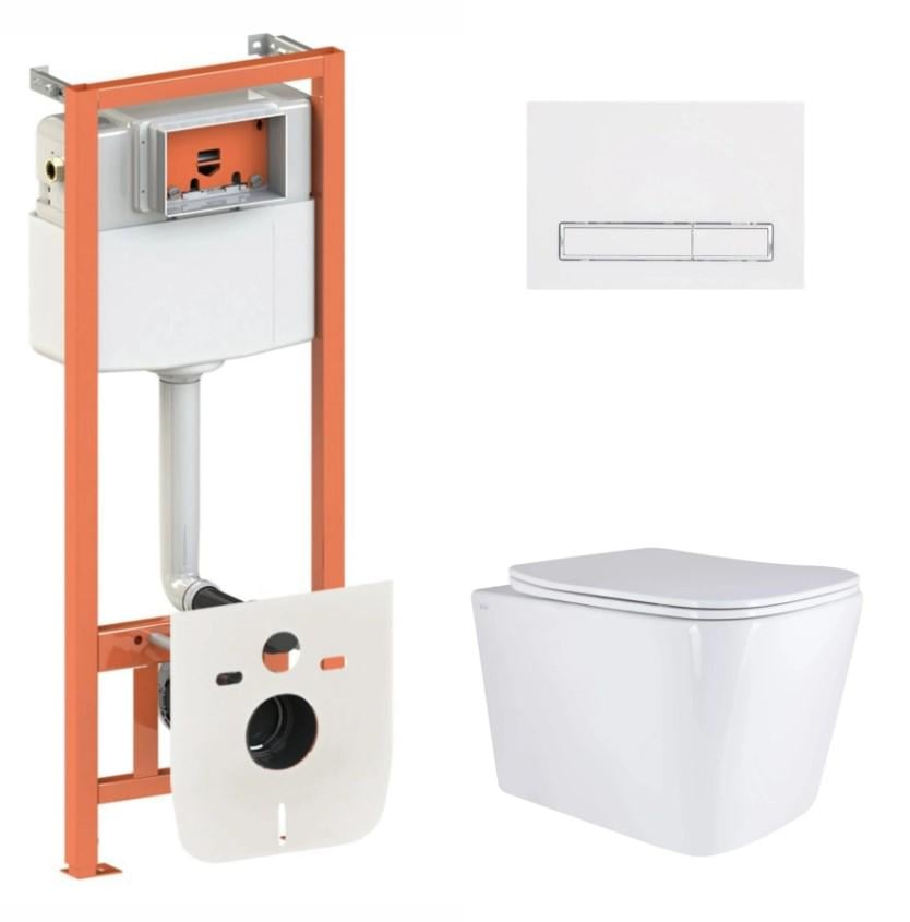 Комплект для ванной комнаты Qtap Nest 4в1 подвесной унитаз Tern Ultra Quiet 525x345x360 мм и установка QT17332303AW47511 (66377) Комплект для ванной комнаты Qtap Nest 4в1 подвесной унитаз Tern Ultra Quiet 525x345x360 мм и установка QT17332303AW47511 (66377)