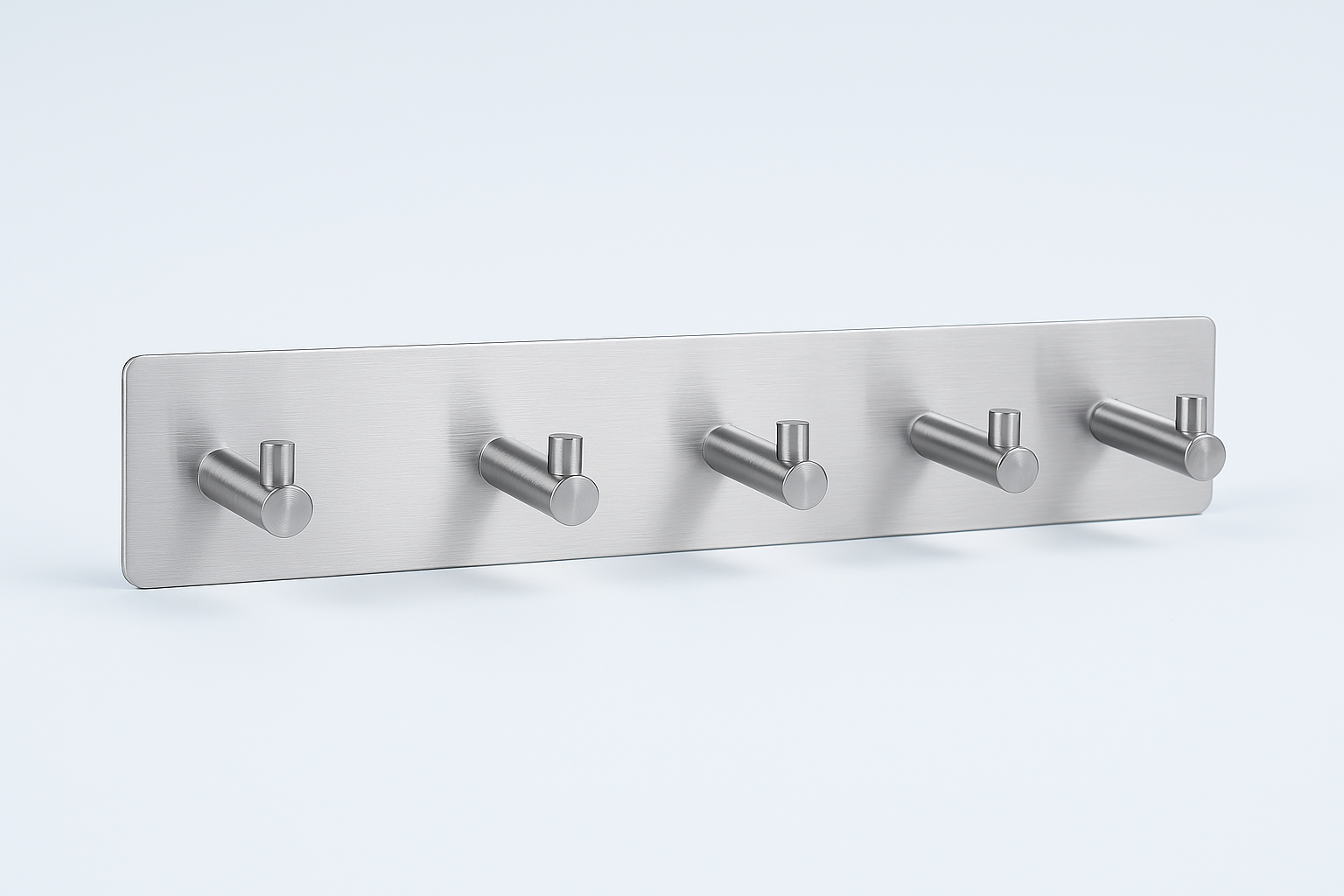 Вешалка самоклеющая на 5 крючков с нержавеющей стали (00146) - фото 3 Вешалка самоклеющая на 5 крючков с нержавеющей стали (00146) - фото 3