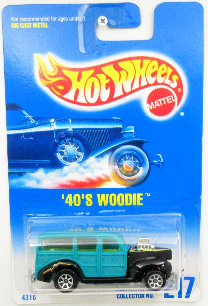 Игрушечная машинка Hot Wheels '40's Woodie Ford 1995 №217 7sp (4316-7sp) Игрушечная машинка Hot Wheels '40's Woodie Ford 1995 №217 7sp (4316-7sp)