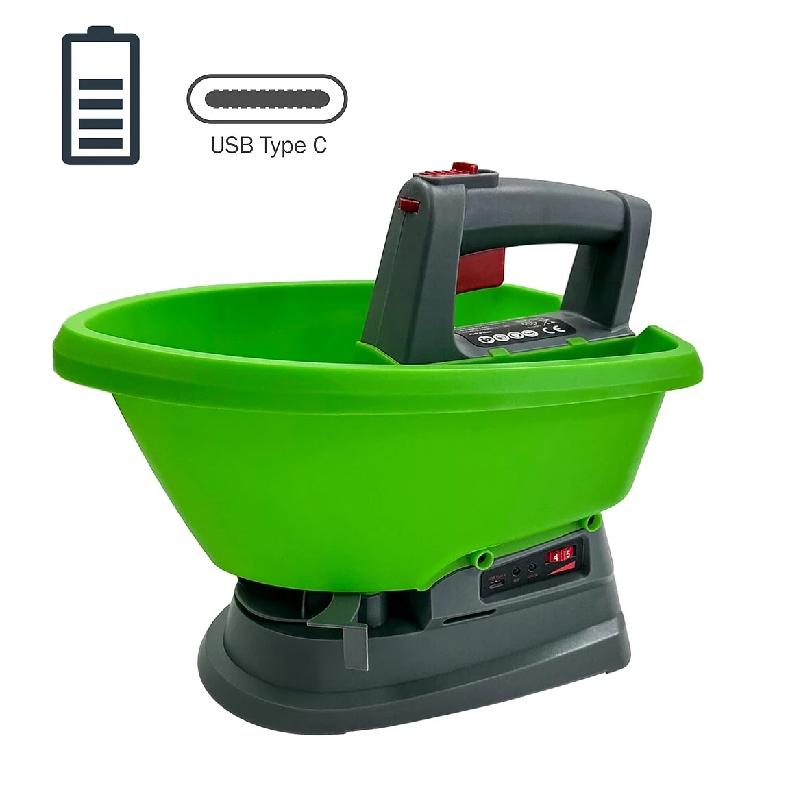 Саджалка акумуляторна SR1 з USB-зарядкою для добрив/насіння 2000 mAh - фото 9 Саджалка акумуляторна SR1 з USB-зарядкою для добрив/насіння 2000 mAh - фото 9