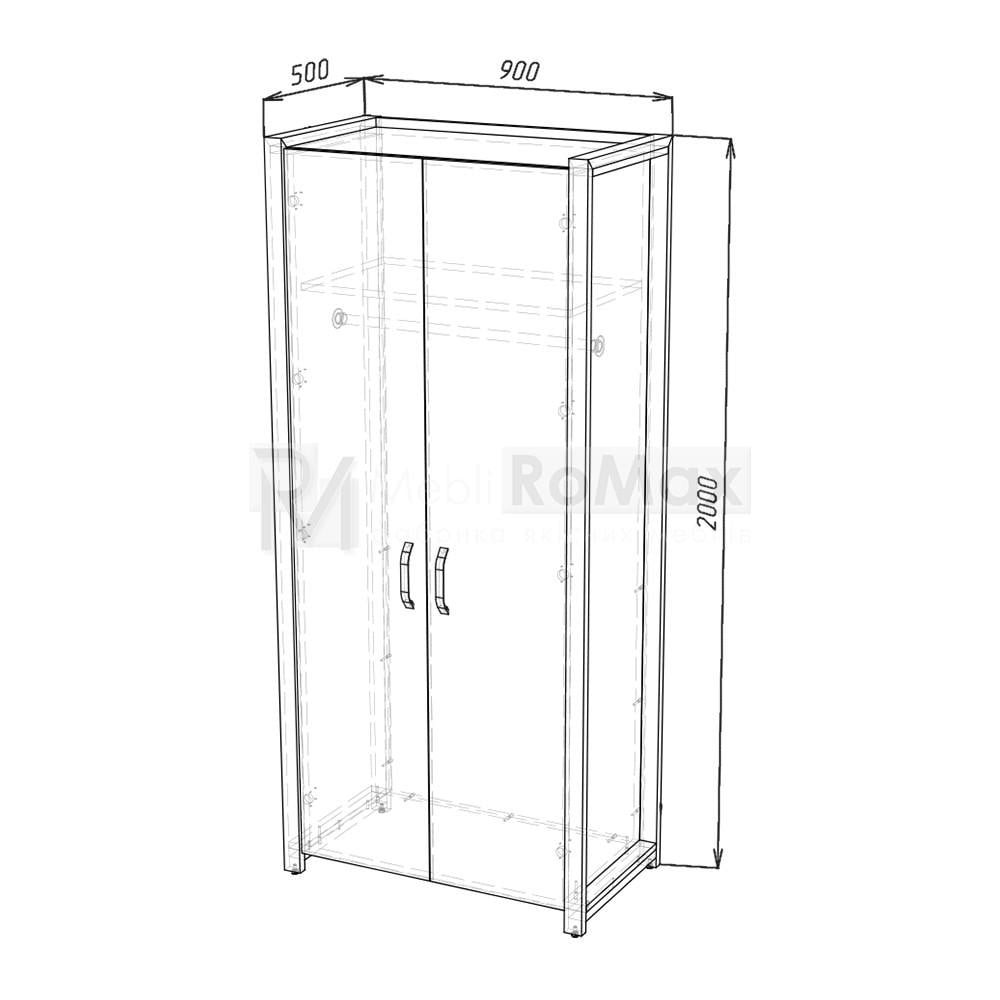 Комплект меблів спальня готовий К7 УТП028660 Loft Тахо - фото 5 Комплект меблів спальня готовий К7 УТП028660 Loft Тахо - фото 5