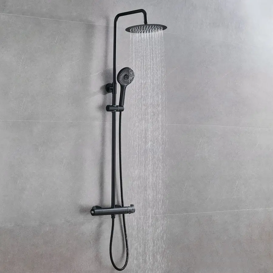 Душевая система Nett SSB-24 с термостатом Черный (NET-110221)