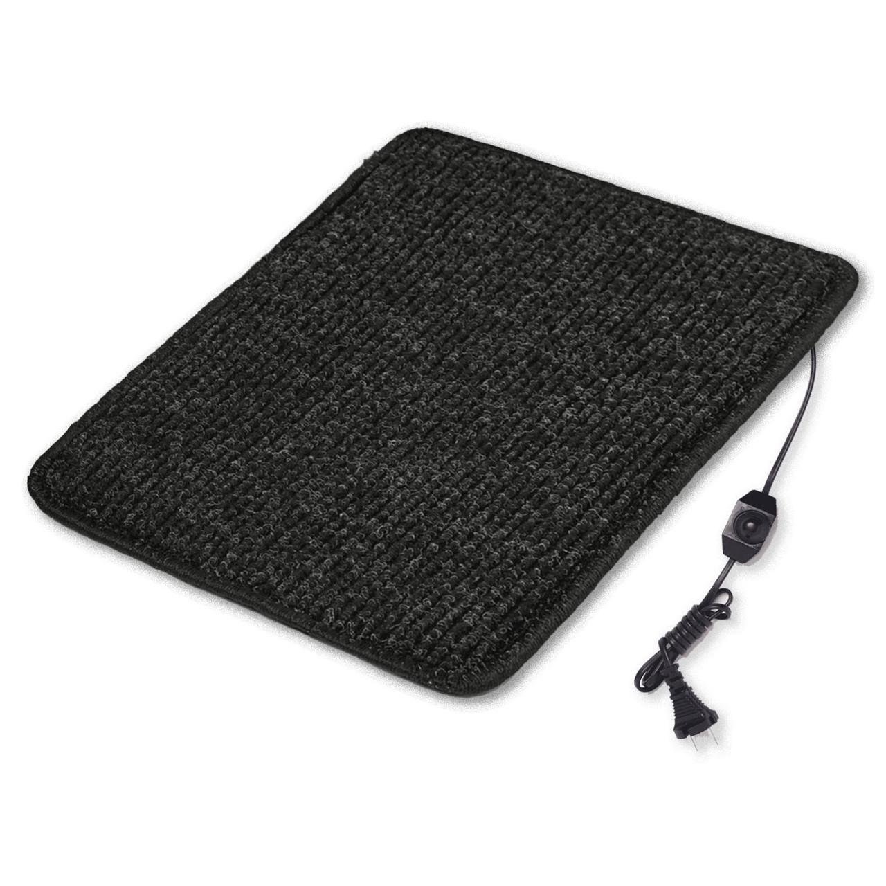 Коврик с подогревом с термоизоляцией и регулятором 50х40 см Черный (5040TD-BLK)