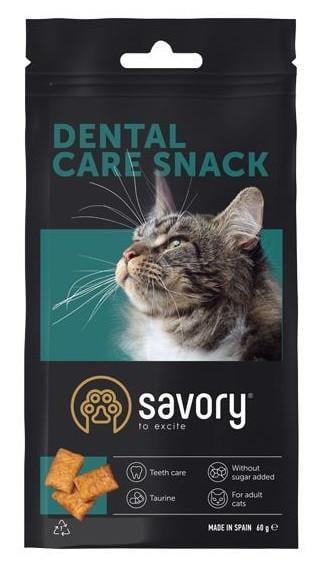 Ласощі для кішок Savory Snack Dental Care подушечки для гігієни зубів 60 г (1886211289)