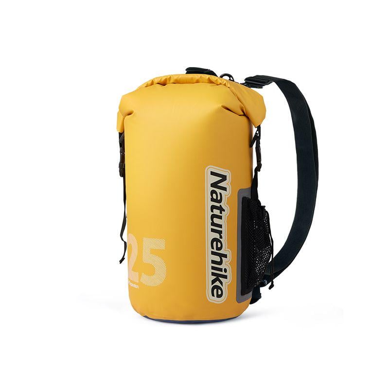 Гермомешок-рюкзак Naturehike CNK2300BS017 IPX6 водонепроницаемый 25л Желтый (697602392531)