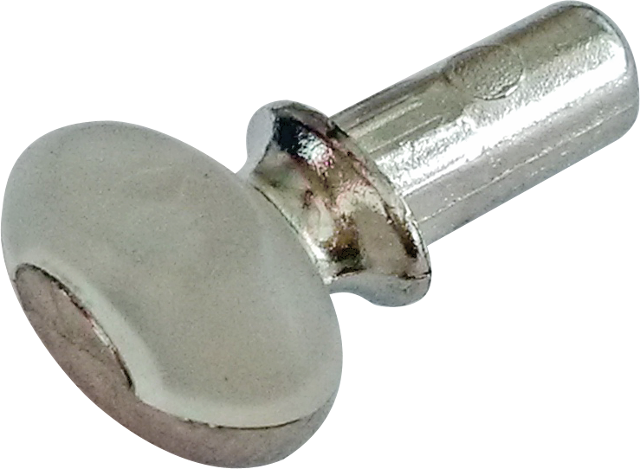 Полкодержатель для стекла Metalvis ø 5 мм 10,5x9,8 мм никель-силикон 100 шт. (3M0003M08935505910)