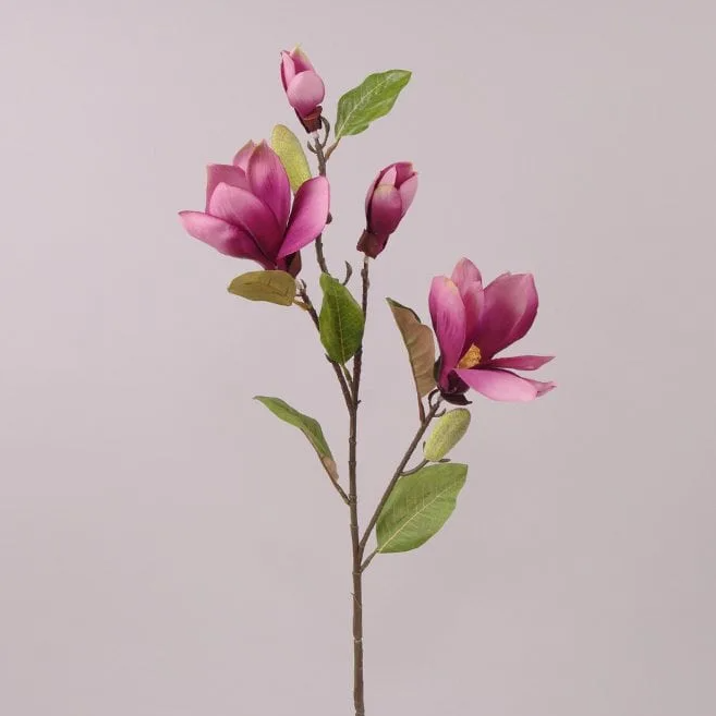 Гілка Магнолії Flora Темно-рожевий (71109)