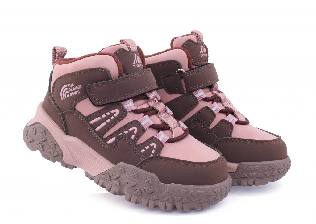 Осенние ботинки для девочек 11720 экокожа р. 31 Фиолетово-розовый