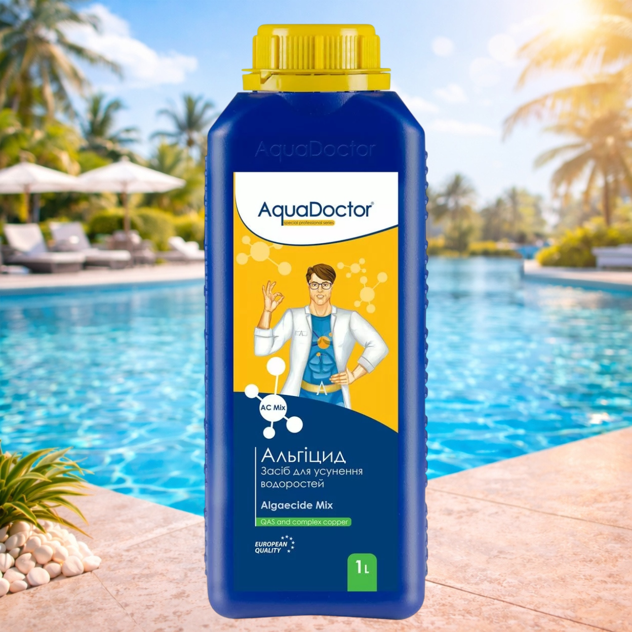 Альгицид для бассейна AquaDoctor AC Mix 1 л (21650)