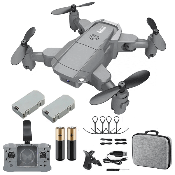 Квадрокоптер XKJ KY905 PRO с 4K камерой барометр 2 акб Gray (d347)