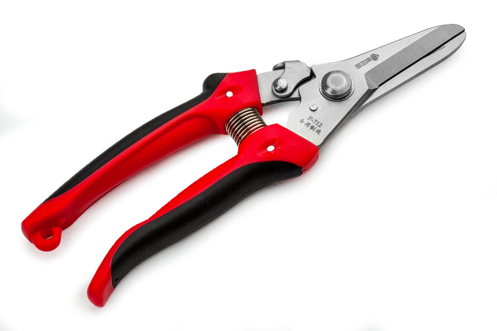 Секатор-ножиці садові Sagawata з нержавіючої сталі 200 мм (P-712_R) - фото 4 Секатор-ножиці садові Sagawata з нержавіючої сталі 200 мм (P-712_R) - фото 4