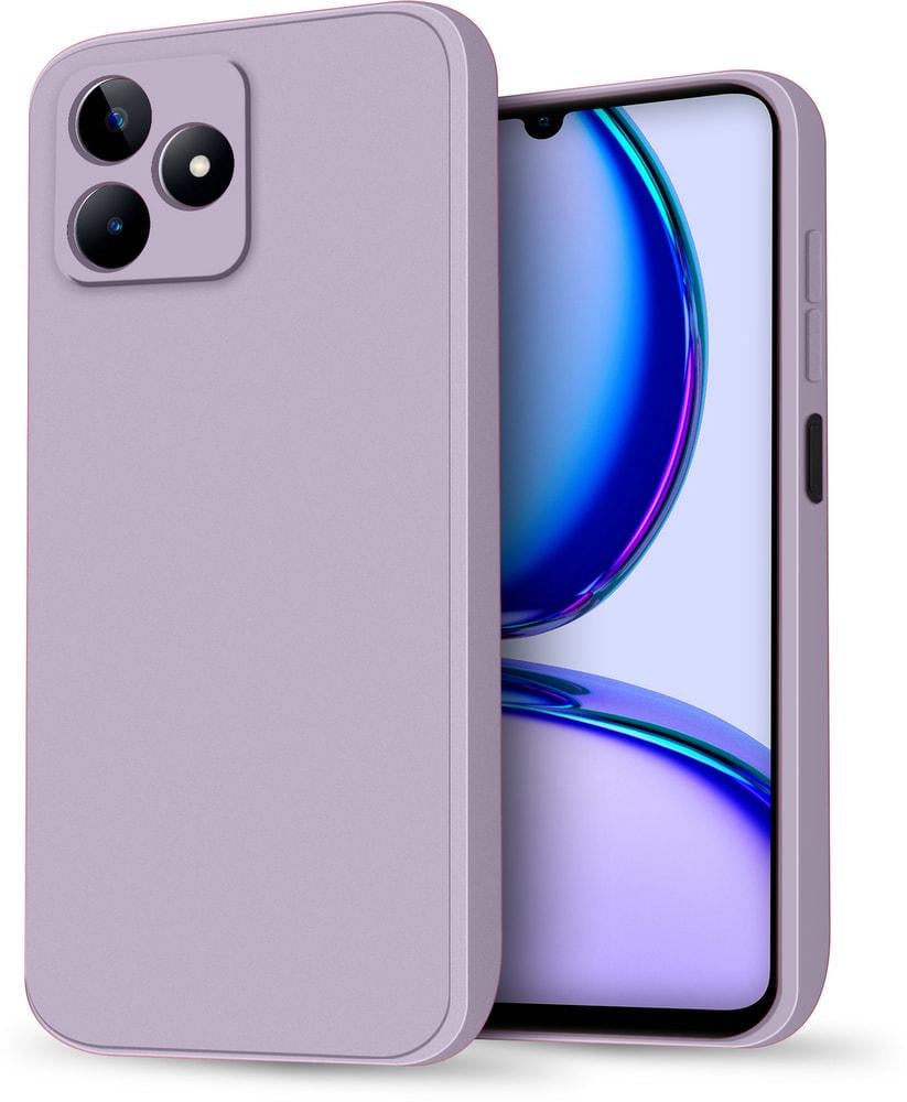 Силіконовий чохол HardCorner Realme C53 (з мікрофіброю) Lilac (34425-3B)