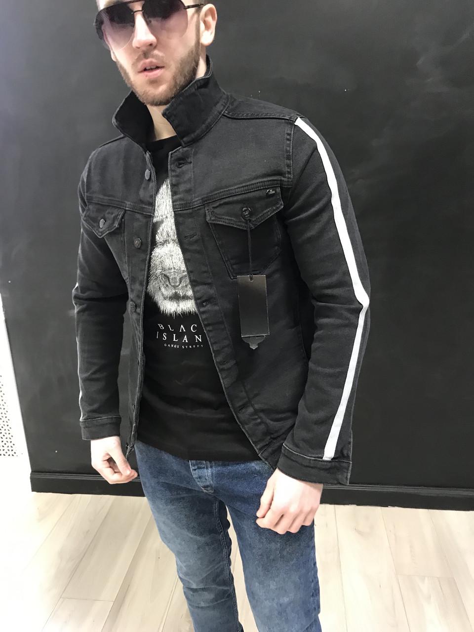 Куртка джинсовая 4-009 XXL Черный (893)