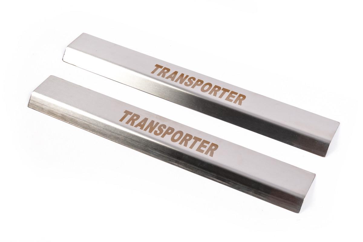 Накладки на порожки наружные Volkswagen T5 Transporter 2003- 2 шт. (12948938)