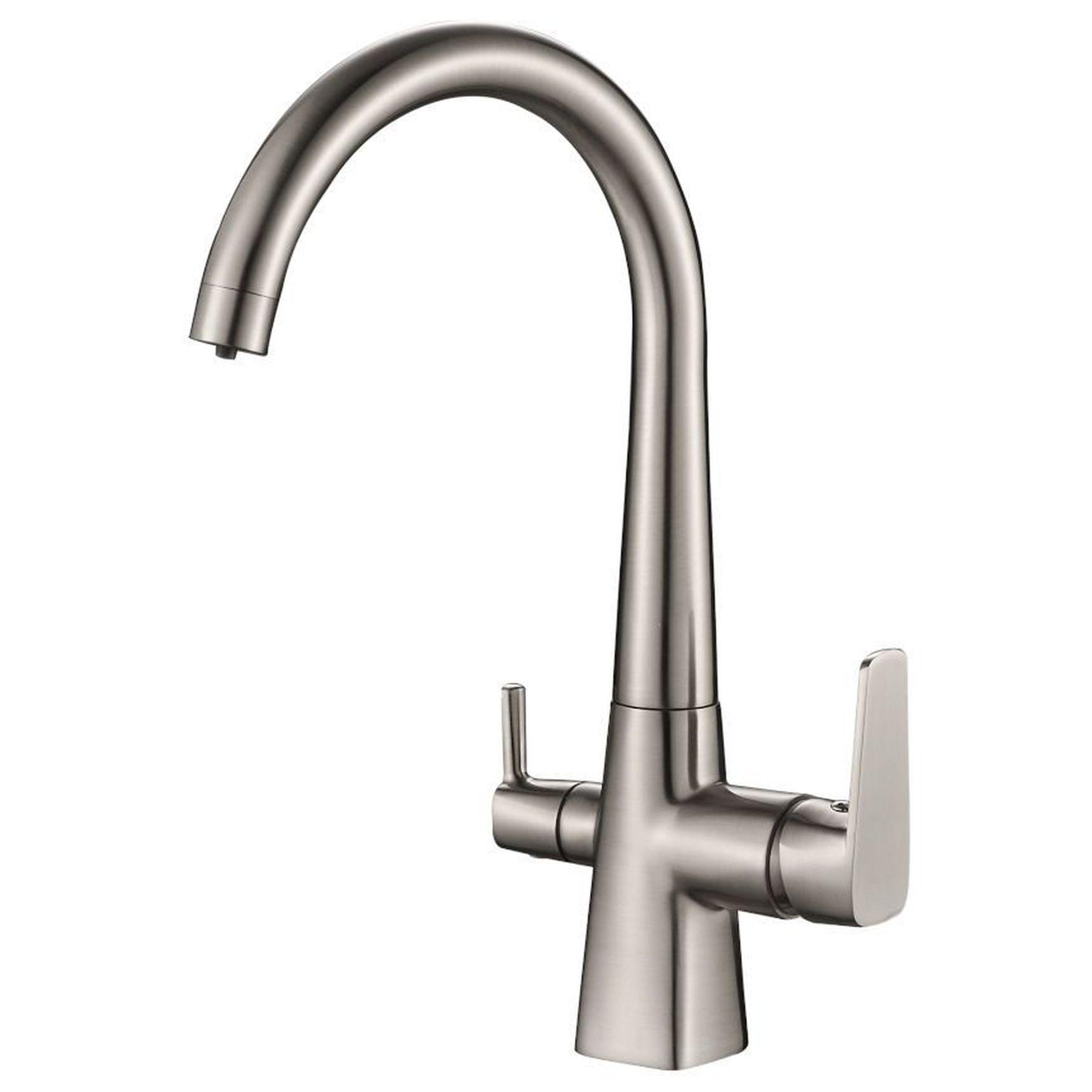 Смеситель для кухни Globus Lux Lazer GLLR-0999-8-Ststeel под осмос (000019257)