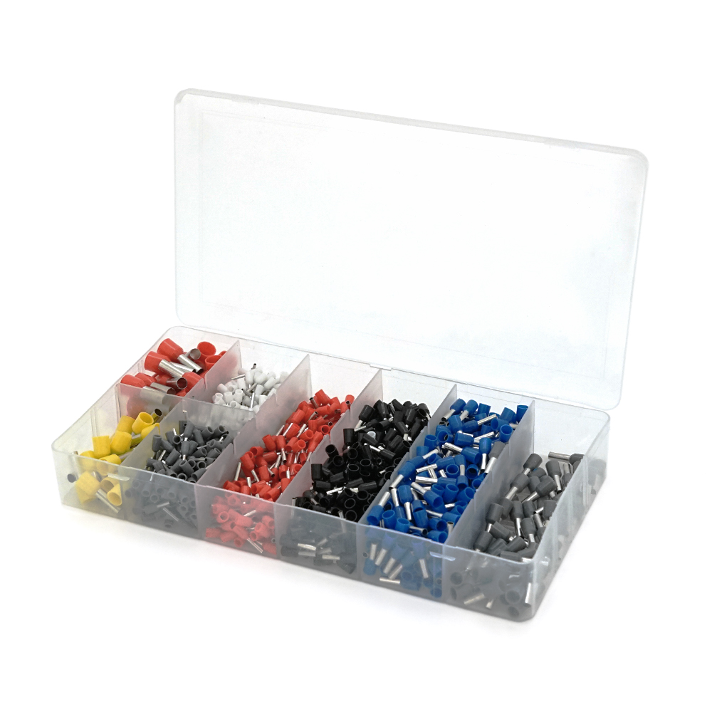 Набір кабельних наконечників VOLTRONIC VE1200 для монтажу кабелів 250 шт. (23263)