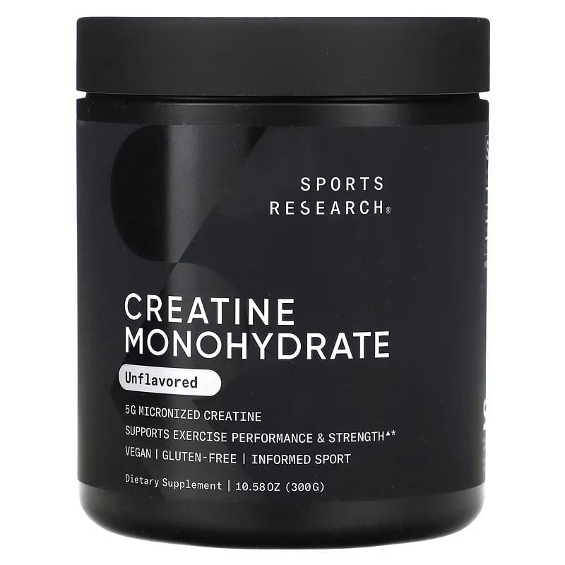 Креатин Sports Research Creatine Monohydrate Unflavored 300 г