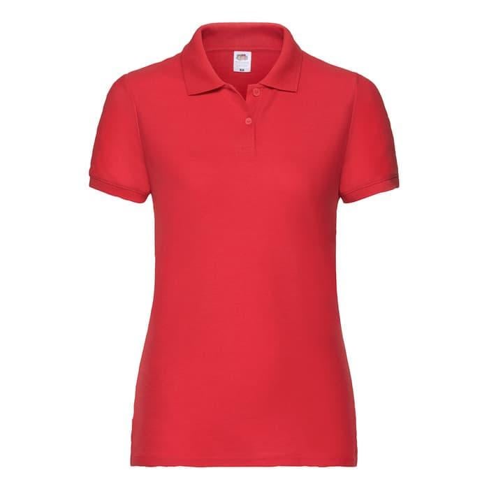 Поло жіноча Fruit of the Loom 63-212 65/35 XXL Червоний (63-212-40-XXL)