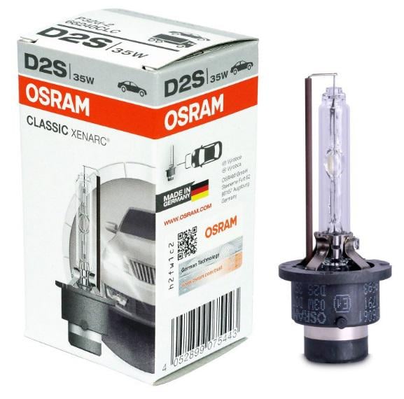 Автолампа ксенононовая Osram 66240 Classic D2S 85 В 35 Вт P32d-2 Xenarc
