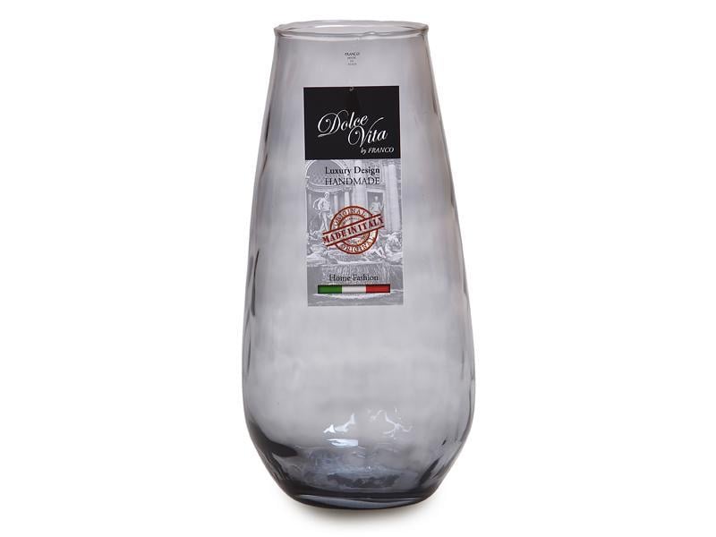 Настольная стеклянная ваза Franco Primo 26 см Черный